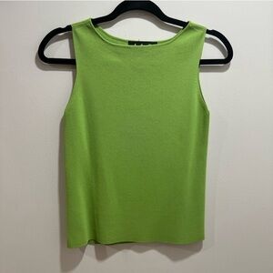 J.A.C. Sleeveless Green Top - Size Small